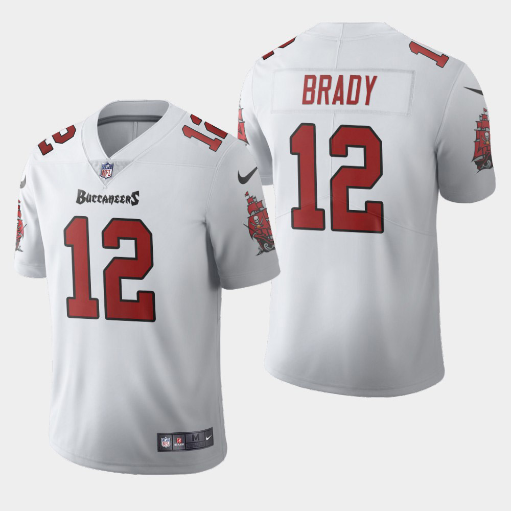 Nike Buccaneers 12 Tom Brady 2020 Vapor Limited White Jersey,We sell and wholesale Nike Buccaneers 12 Tom Brady 2020 Vapor Limited White Jersey on line form chian!